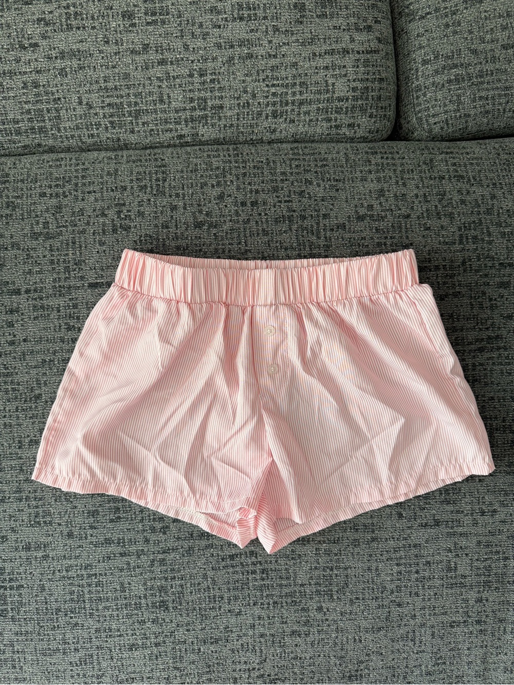 Pink Striped Women's Sleep Shorts